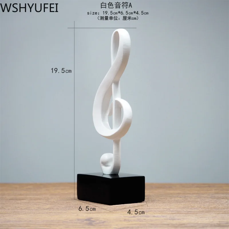 1 шт. Золотое и Серебряное украшение для нот из смолы музыкальные записки