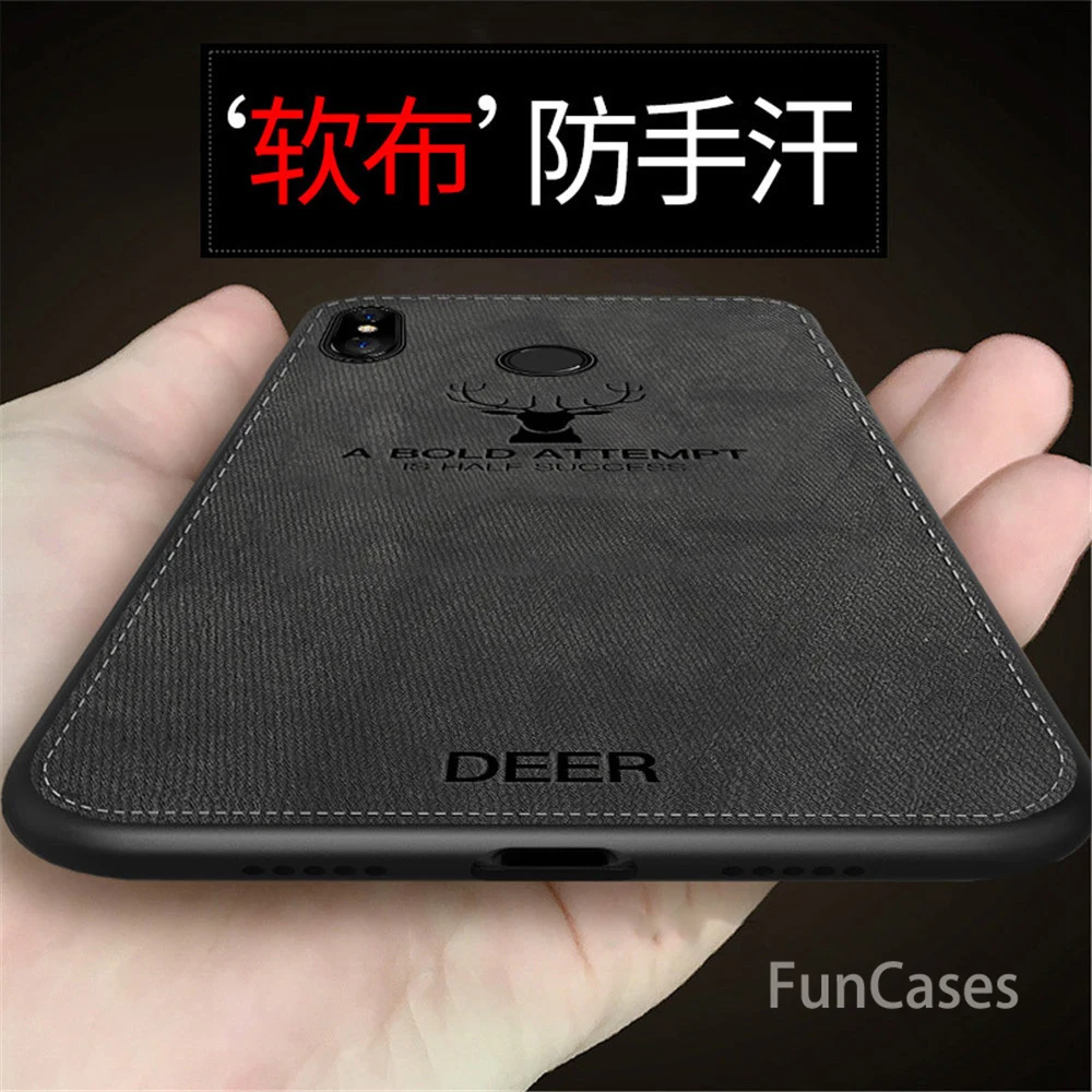Ткань олень телефонные чехлы для спортивной камеры Xiao mi Pocophone F1 8 A2 Lite A1 5X на Red