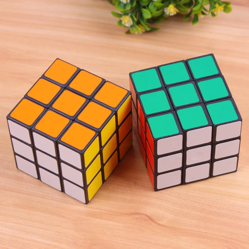 1 шт. Классические игрушки куб 3x3x3 ABS стикер блок головоломка скорость