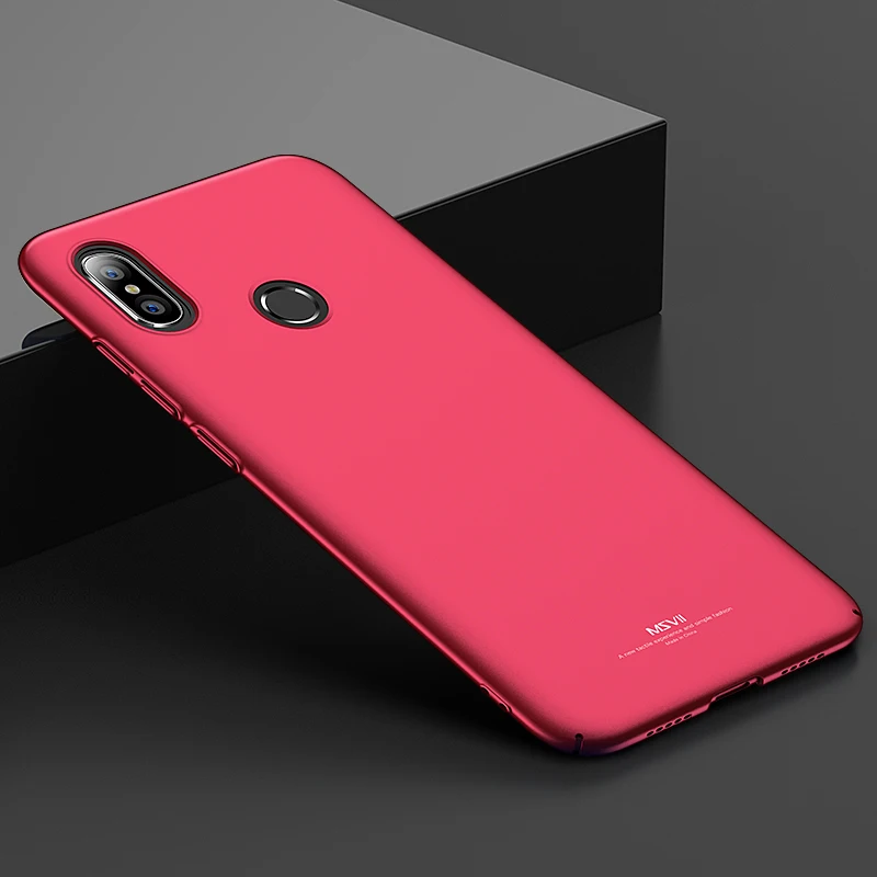Чехол для Xiaomi Mi 8 чехол MSVII Pro Жесткий из поликарбоната Lite матовый чехол-накладка Mi8