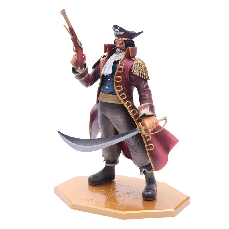 no original box Одна деталь золото Roger гол D Roger Короля Пиратов MH DX Anime PVC Figure Ace отец, король бросков в корзину сверху Пираты Карибского моря коллекция игрушка в подарок модель - Цвет: no original box