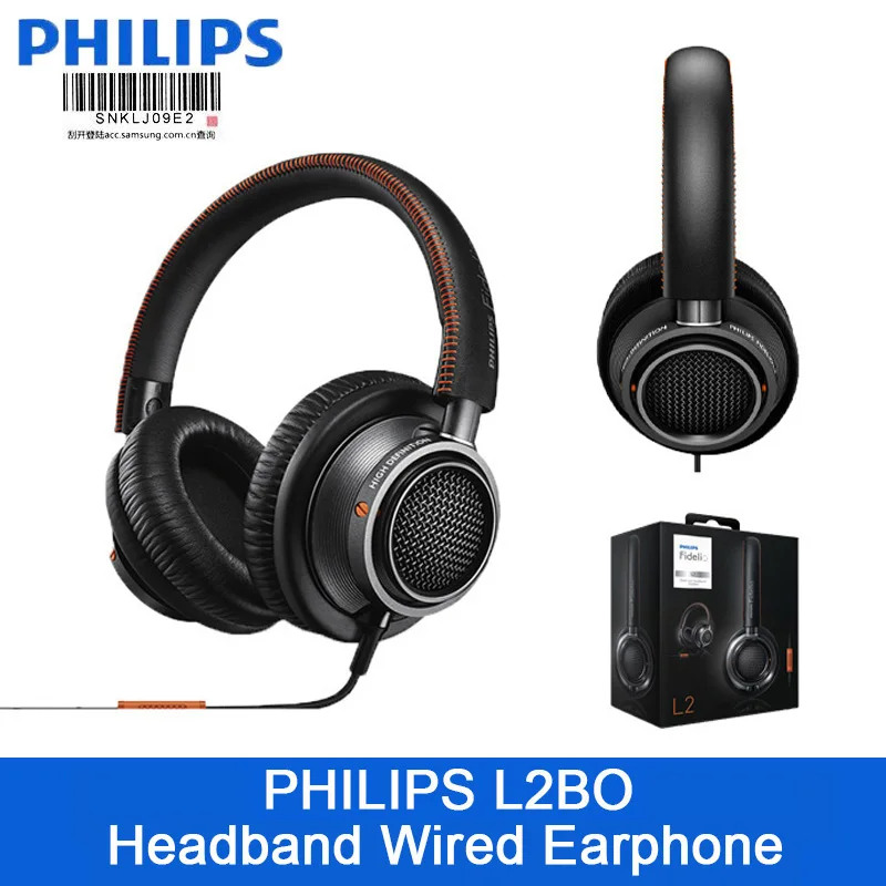 Оригинальные Наушники Philips L2BO HIFI с высоким разрешением головная повязка