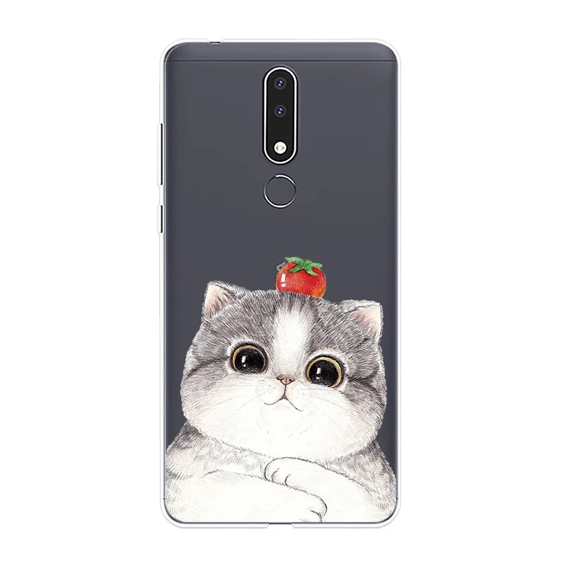 Phone Case For Nokia 1 2 3 5 6 7 8 Soft Cover Cute Dog Cat Silicone Fundas 2.1 3.1 5.1 6.1 Plus 7.1 8.1 case |