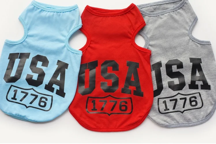 Бесплатная доставка новинка летняя футболка для домашних питомцев FY29 одежда