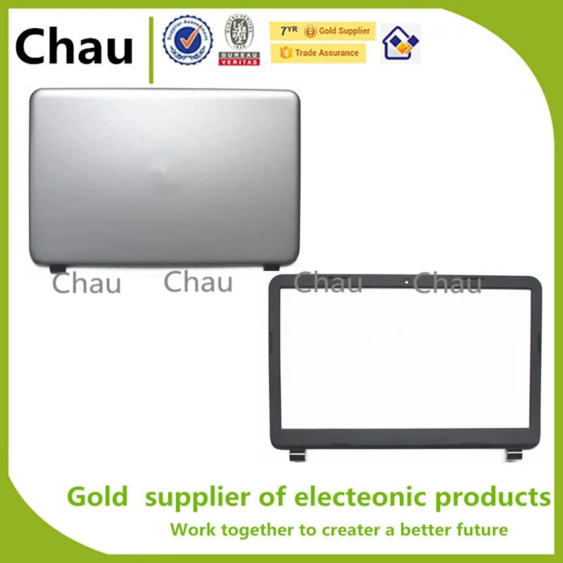 Новинка для hp 250 255 256 G3 15-G 15-H 15-R 15-T 15-Z 15-G001XX 15-G010DX ЖК-дисплей задняя крышка/ЖК-дисплей ободок Экран/петли - Цвет: Silver B
