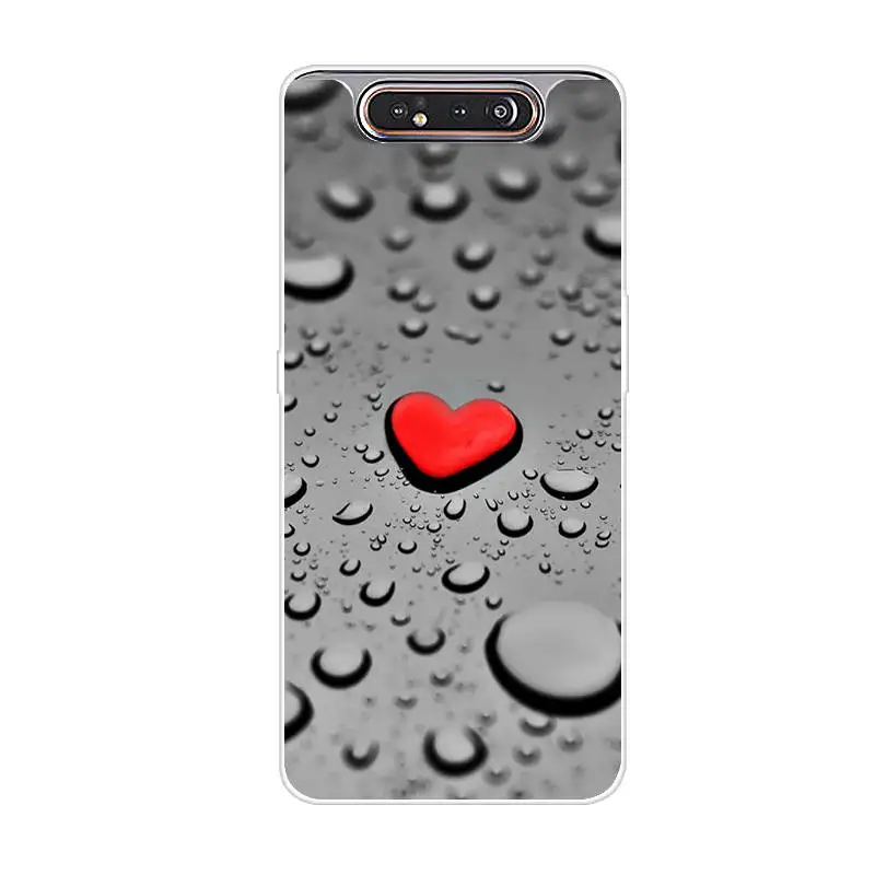 Чехол для Samsung Galaxy A80 силиконовый мягкий чехол из ТПУ телефона A805 SM A10 A20 A30 A40 A50 A70
