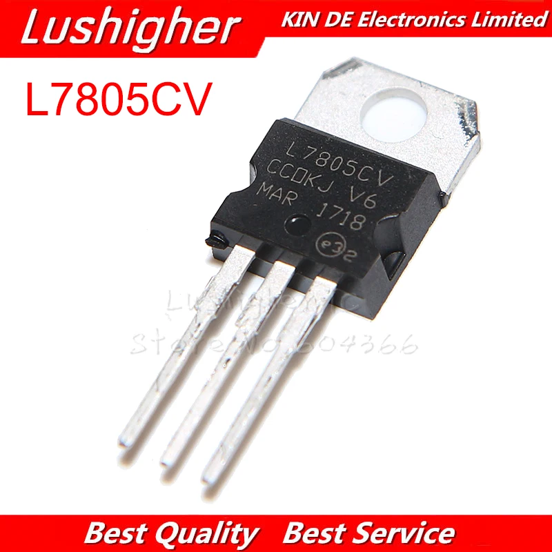 

100PCS L7805CV TO-220 L7805 TO220 7805 Voltage Regulator 5V 1.5A New Original