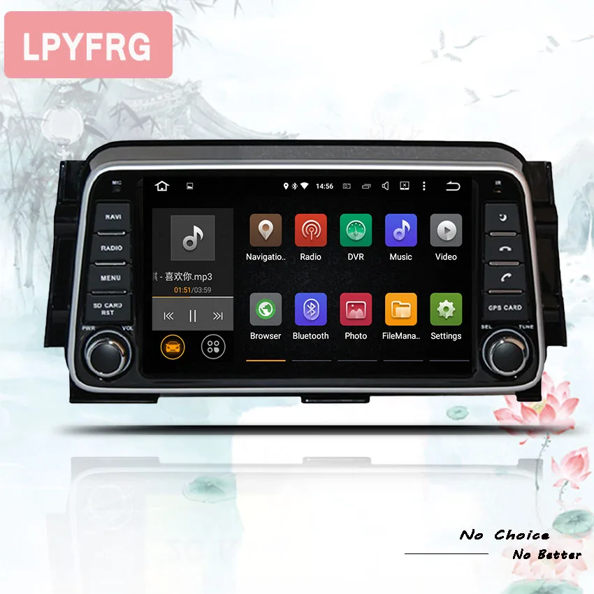 2din " ips android 9,0 4G 64G Автомобильный dvd для NISSAN Kicks-/Micra-радио gps мультимедийное головное устройство магнитофон плеер