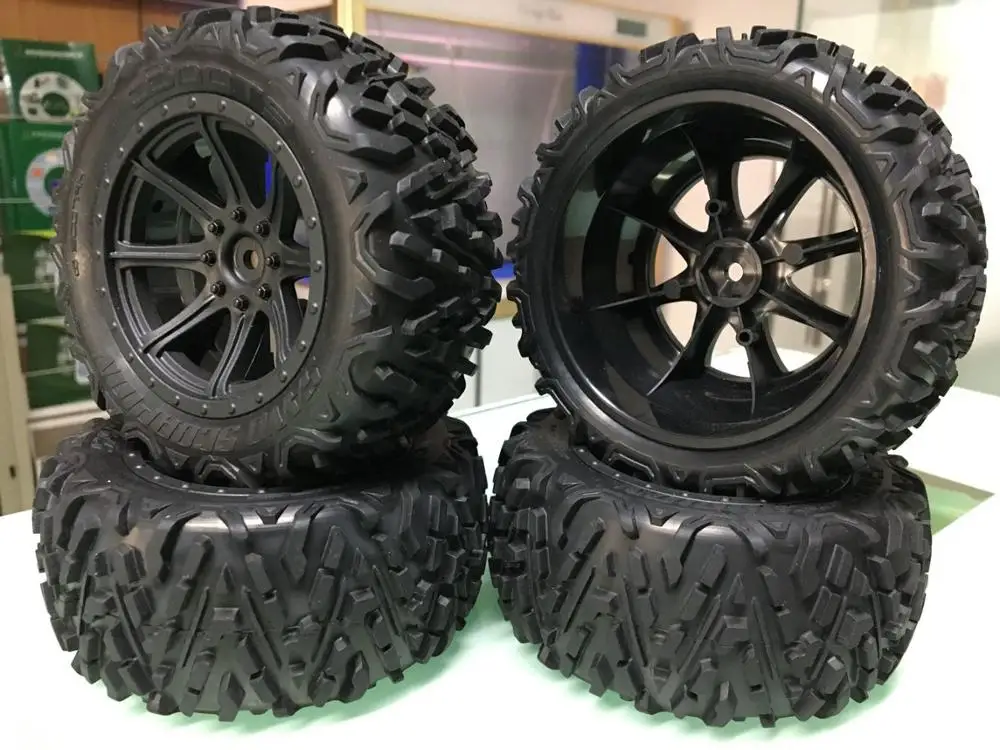 Оригинальный комплект небольших шин Arrma 1/10 для SENTON BLX HQ727 Hobao 10SC 4 шт.|Детали и