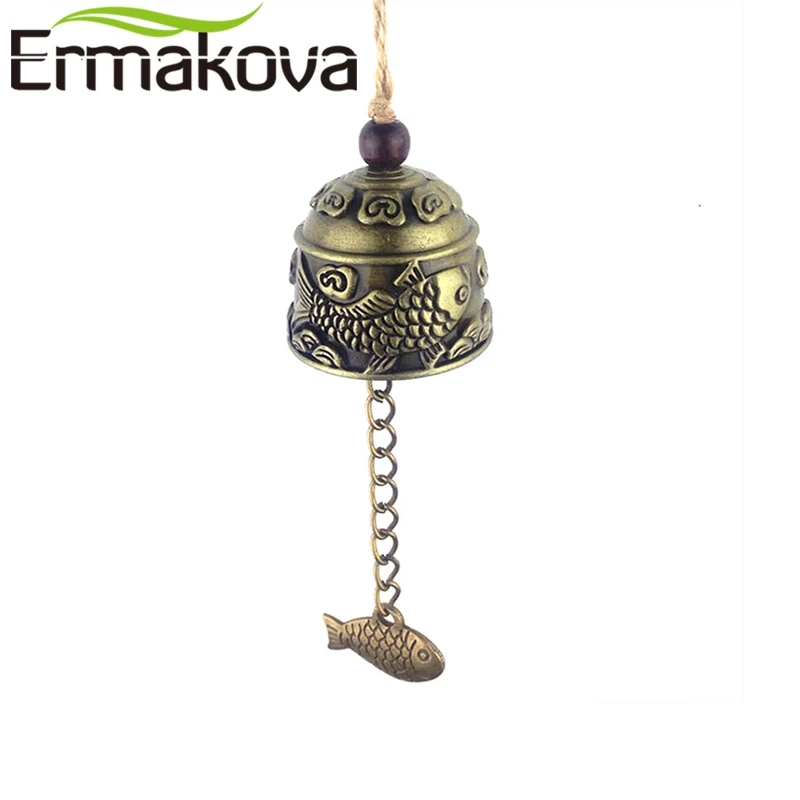 ERMAKOVA 2 шт./компл. колокольчик благословение ветра колокольчики фэн шуй Подвески