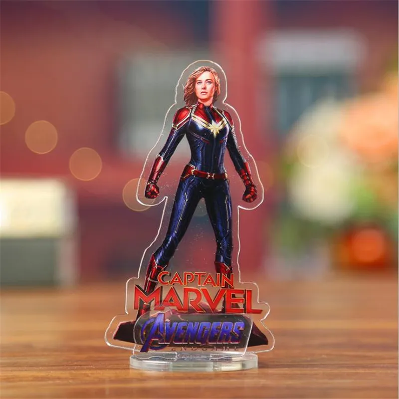 Мстители 4 фигурки Коллекция украшения эндшпиль акрил Дисплей доска подарок