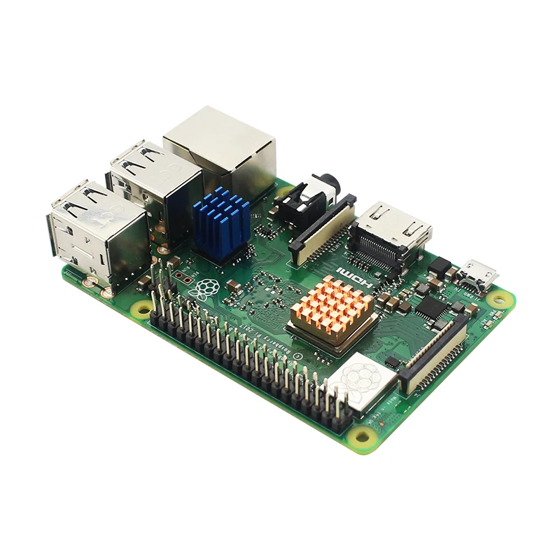 Радиаторы Raspberry Pi Copprt алюминиевые радиаторы для процессора Wlan ОЗУ охлаждающая
