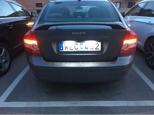 2 шт. светодиодный ные лампы для номерного знака Volvo S80 V70 XC70 S60 XC90|license plate light|light