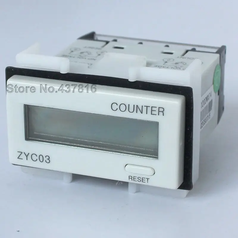 Цифровой ЖК дисплей с 8 цифрами электронный счетчик кумулятором внешний источник