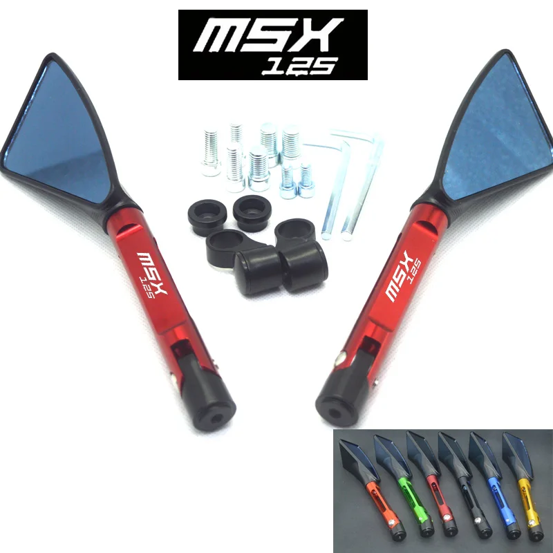 

For Honda MSX 125 2014-2018 2015 2016 2017 MSX125 Aluminum CNC Motorcycle Side Mirror rearview Mirrors