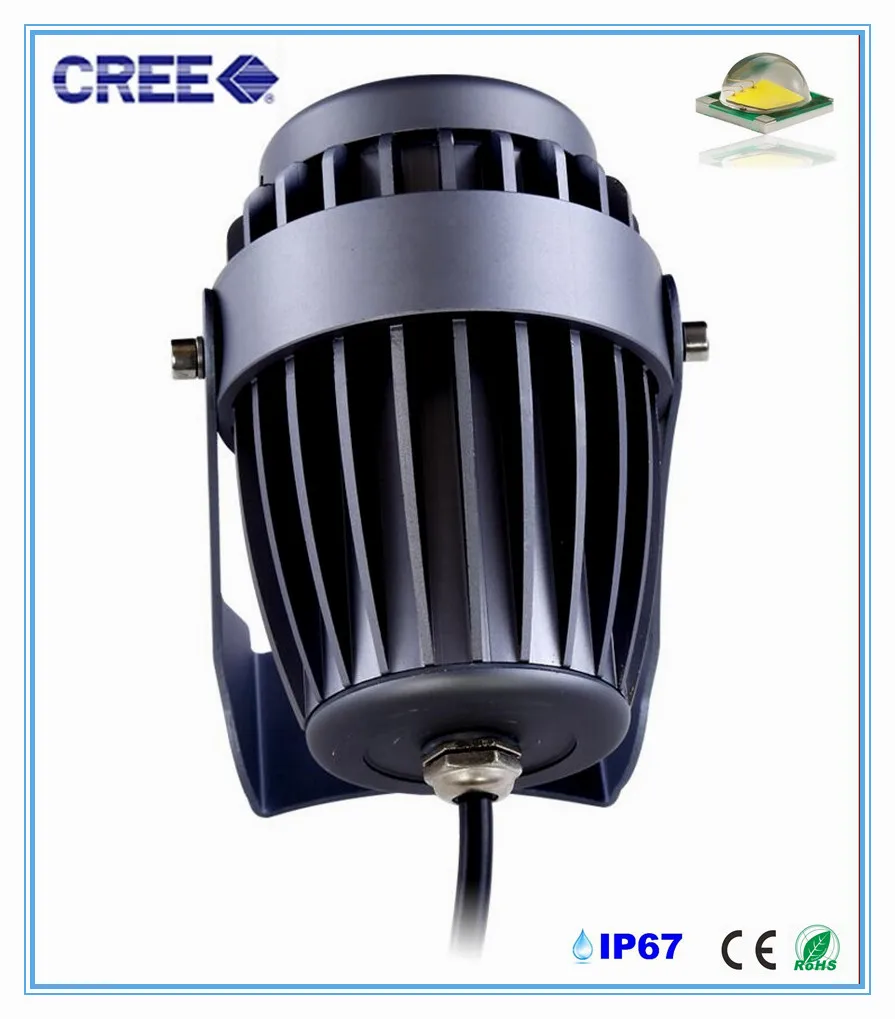 Светодиодная лампа для лужайки 10 Вт настенная Водонепроницаемая прожекторы