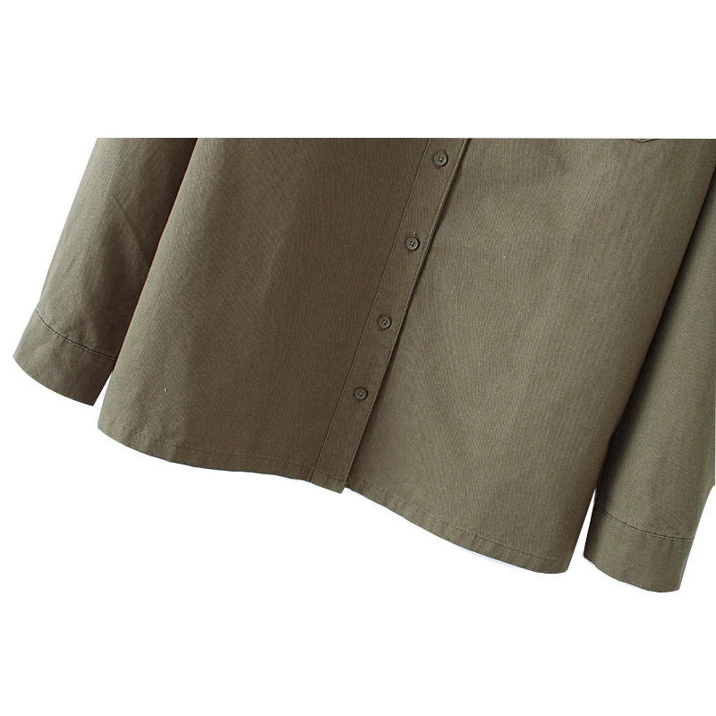 Осенняя Женская куртка с вышитыми пуговицами топ новинка 2017 Повседневная