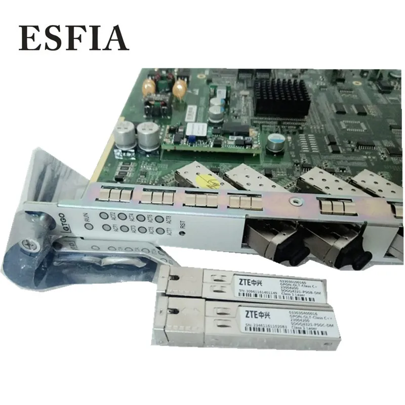 ESTAS Original ZTE C300 OLT 8 портов GPON board GTGO с SFP C + модулями | Мобильные телефоны и аксессуары