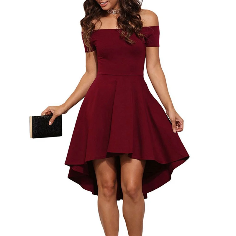 Женское платье с вырезом лодочкой офисное однотонное|sleeve dress|short sleeve dressdress dress |