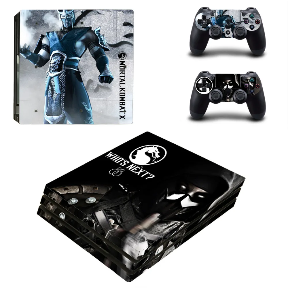 Игры Mortal Kombat PS4 Pro кожи Стикеры наклейка для Игровые приставки 4 консоли и 2
