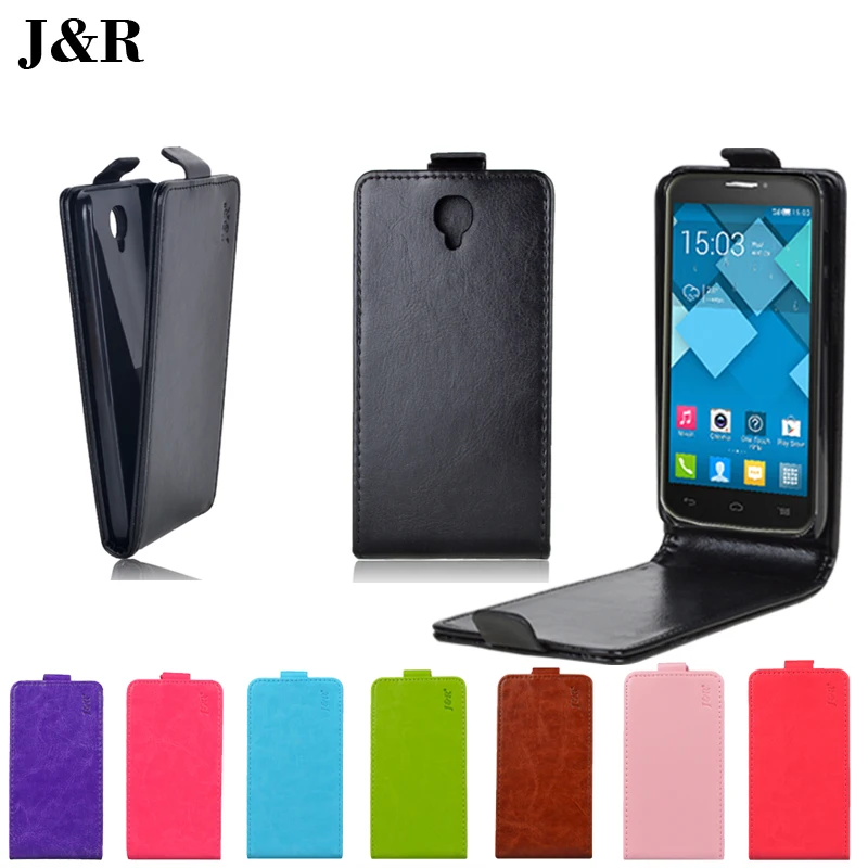 6037Y Новый Ретро Роскошный кожаный футляр для Alcatel One Touch Idol 2 OT 6037 К 6037B крышка полный