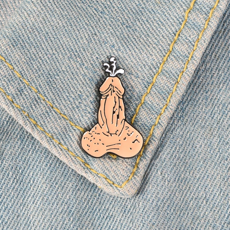 Значок на булавке в стиле панк для взрослых смешная эмалированная брошь виде