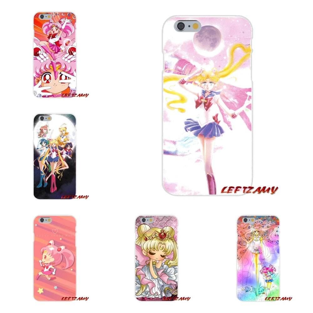Sailor moon Сейлор чибиуса аксессуары в стиле Мун телефон оболочки чехлы для huawei P8 P9 P10