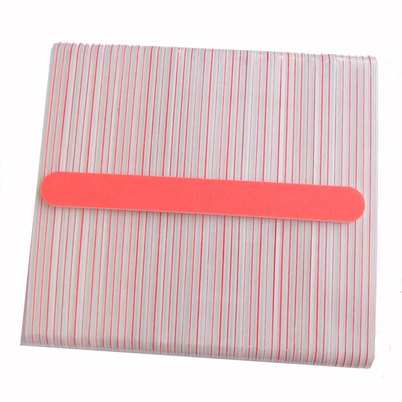 50 X Neon Sanding Nail Files Orange File Buffing Colorful 100/180 Grit Sandpaper Sponge Art Tips Unhas Manicure Vernis Set |