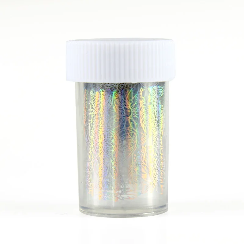 Nail Foil 4*100cm Holographic Laser Geometric Catch Dream Transfer Sticker Manicure Art Decorations Ra | Красота и здоровье