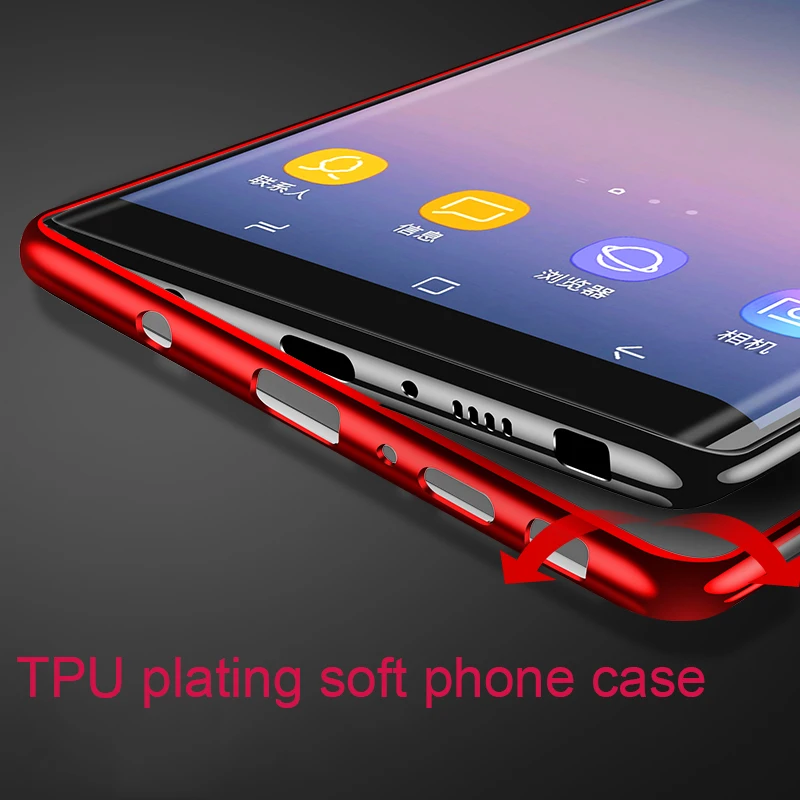 Силиконовый чехол S8 для samsung Galaxy S9 Plus note8 A5 A7 гальванический ТПУ мягкий S7 Edge S6 J4