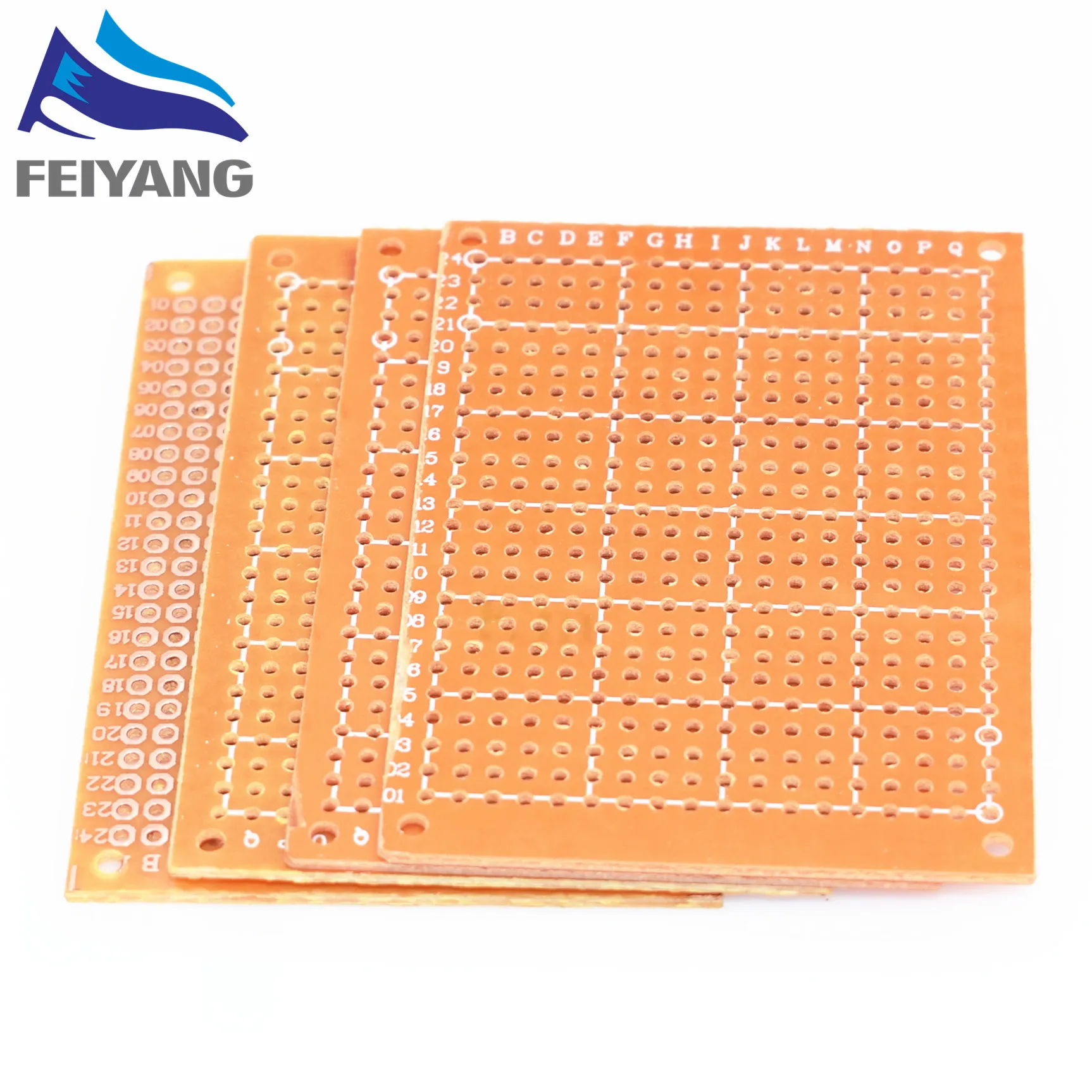 10 шт. 5*7 PCB 5x7 PCB 5 см 7 см DIY Прототип бумага PCB универсальная плата желтый