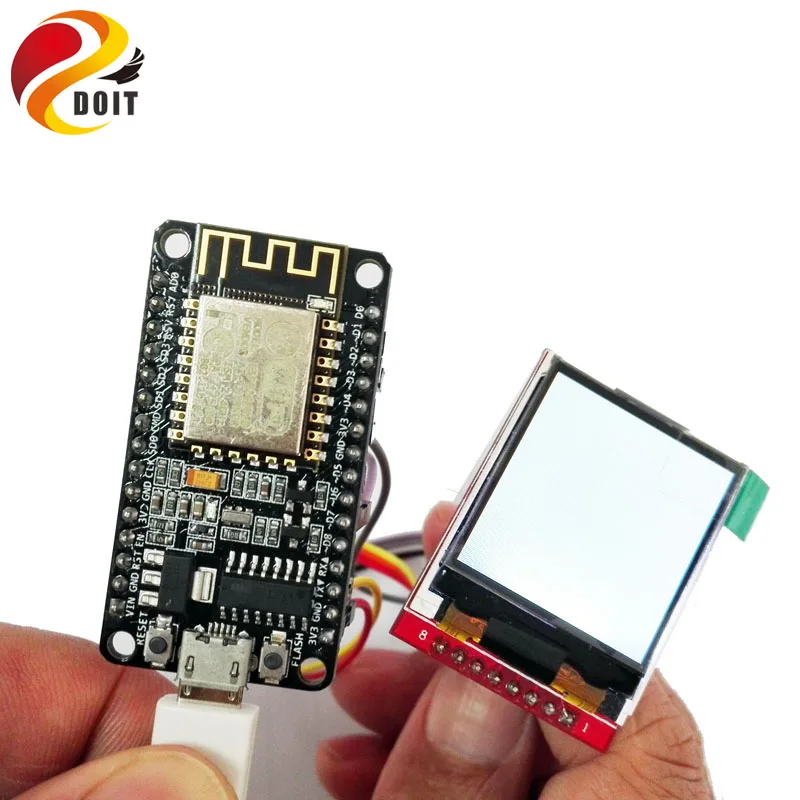 Макетный комплект DOIT ESP8266 с TFT дисплеем сделай сам функция эксперимента игрушка