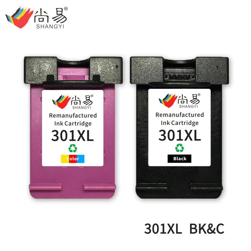 Shangyi 301 XL совместимый чернильный картридж для HP Deskjet 1000 1050 1056 1510 1512 2050 2510 Officejet 4630 Envy