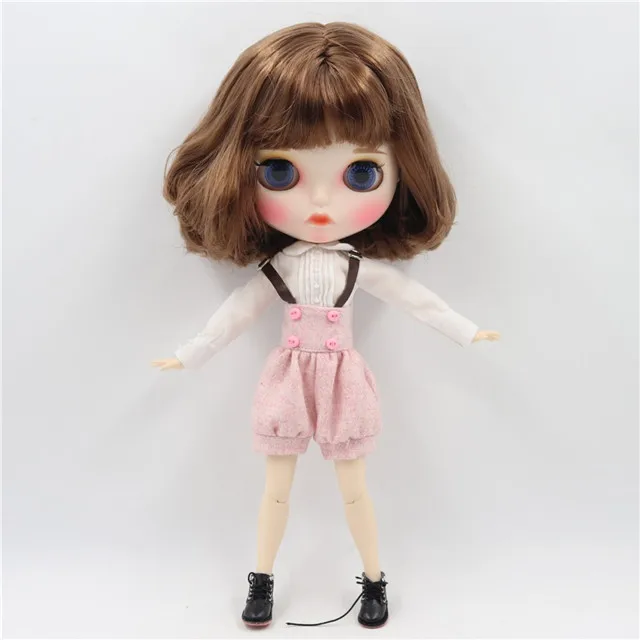 new matte face Ледяная фабрика blyth кукла 1/6 игрушка комбинация тела с платьем Обувь Специальное предложение в продаже 30 см кукла - Цвет: new matte face