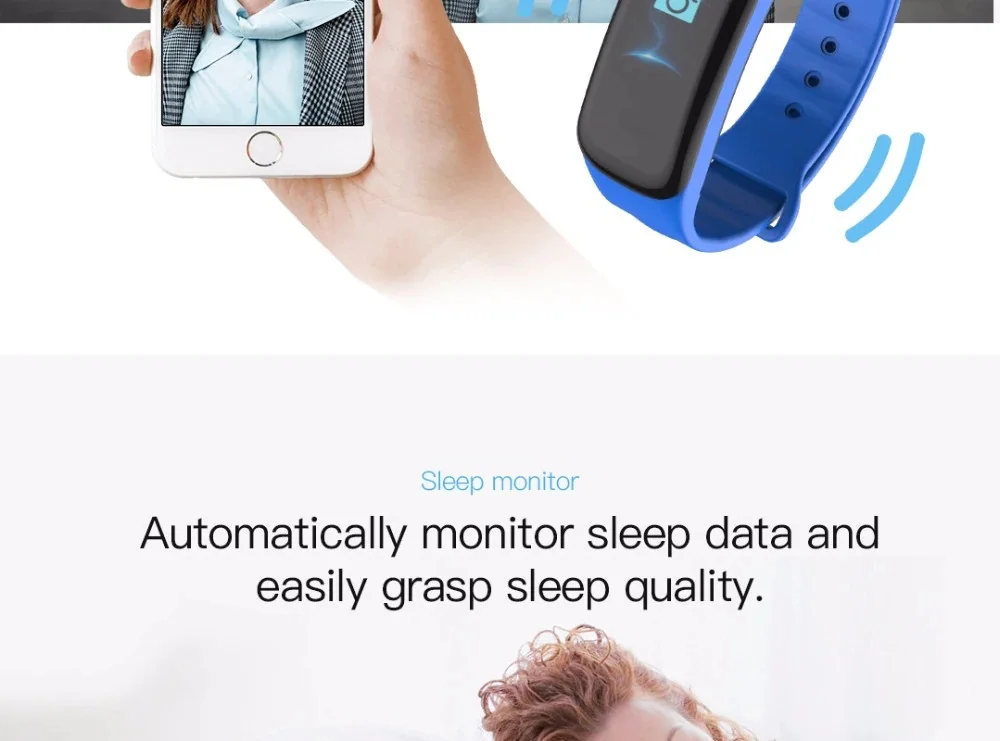 Ataliqi C1 PLUS, умный браслет, цветной экран, кровяное давление, фитнес-трекер, пульсометр, умный Браслет для honor, Android, IOS