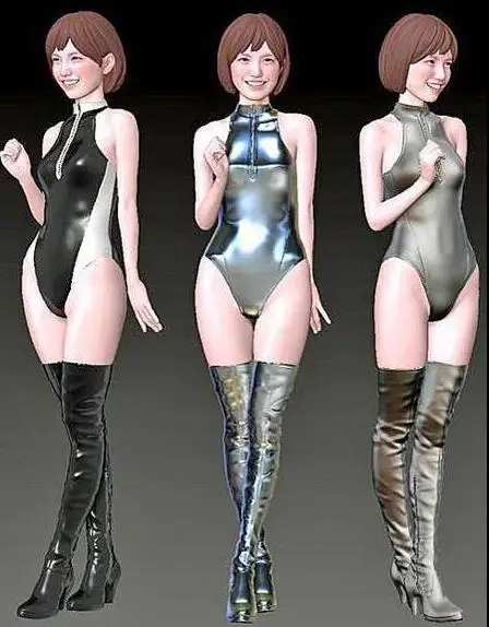 1/24 смолы наборы Gril фигурки 1 шт(без пушки