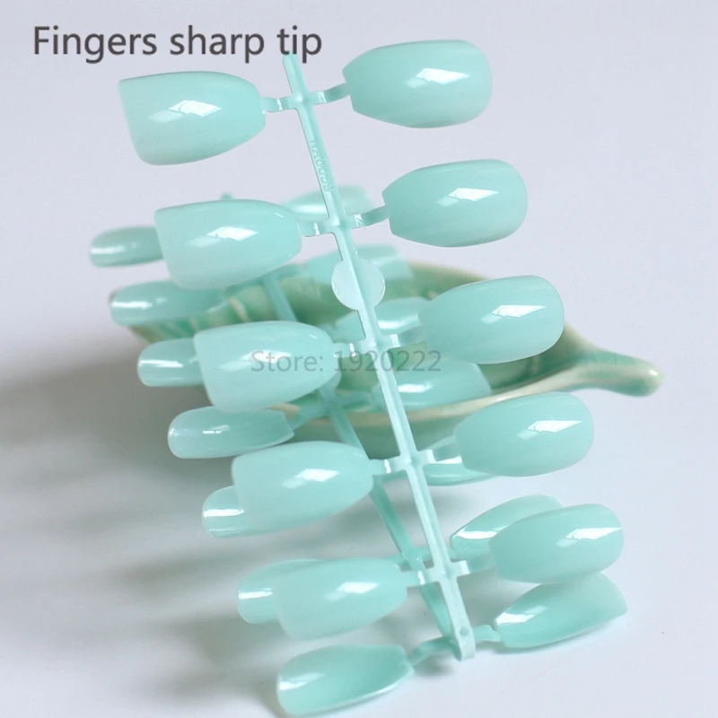 24 шт мода раздел конфеты цвет форма гроба ногти популярные продажи короля