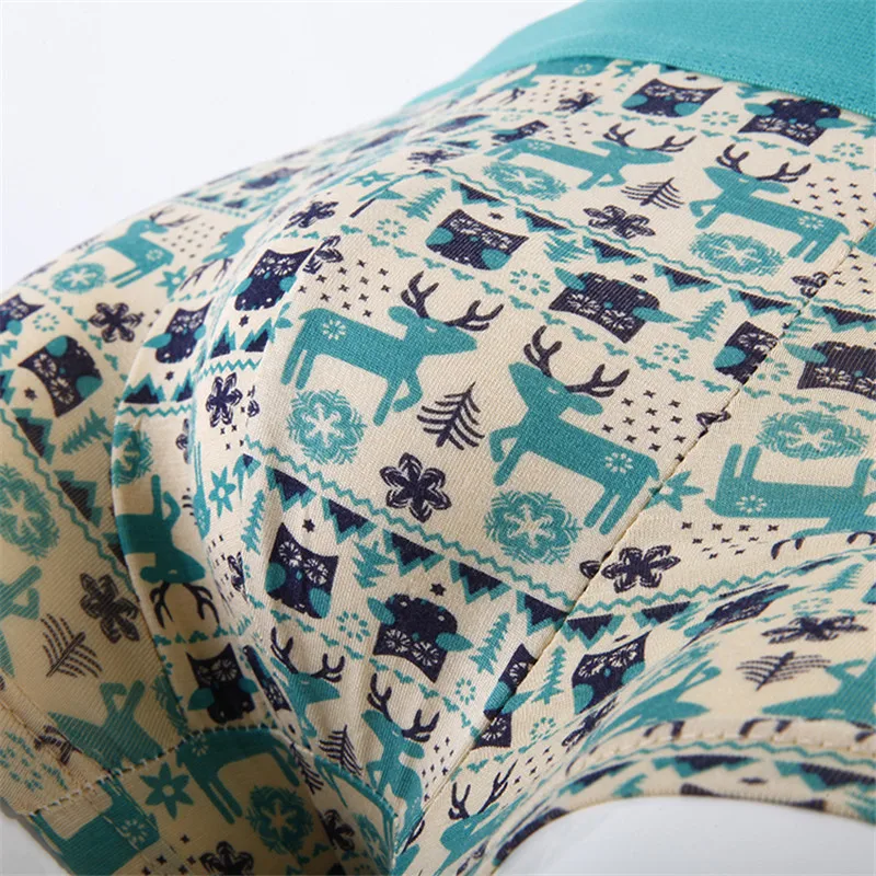 Новинка 2019 мужское нижнее белье с мультипликационным принтом ледяного человека