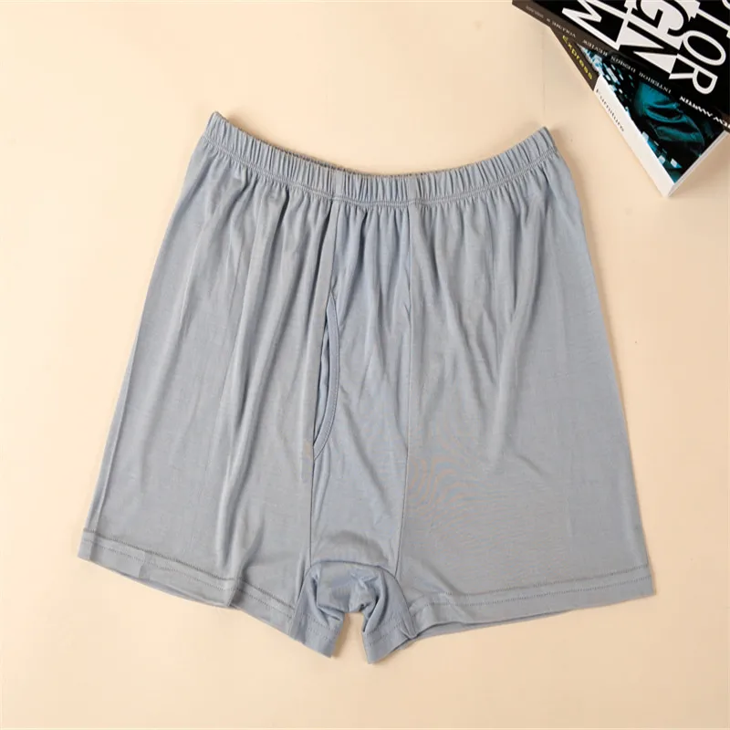 Лидер продаж мужские летние однотонные 100% шелковые эластичные шорты боксеры