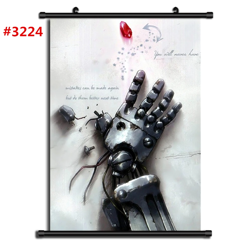 3224 Аниме «Стальной алхимик» Манга настенный плакат свиток - Цвет: 3224