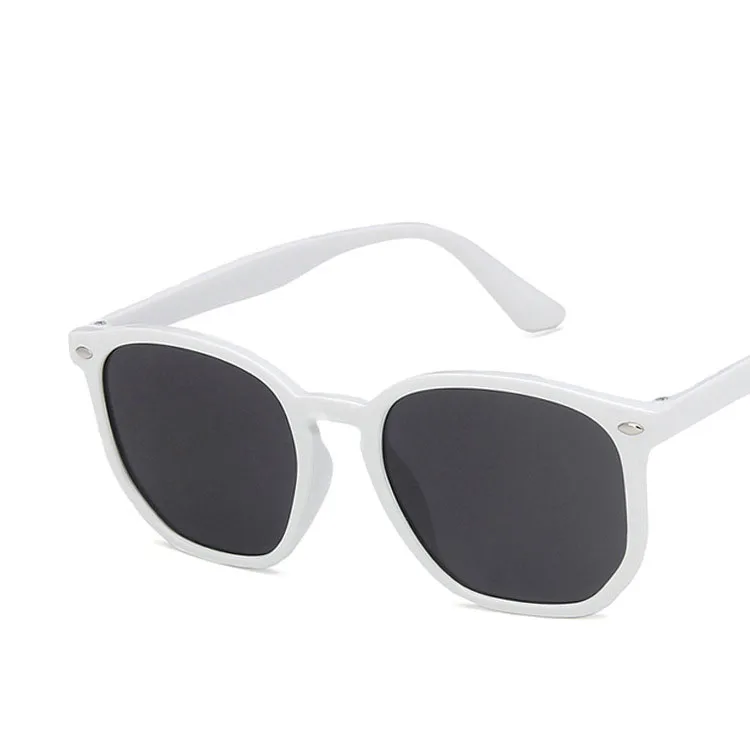 Zonnebril Dames Sunglasses Shade for Women Oval Vintage Retro Sun Glasses Brand Designer Hombre Oculos De Sol Feminino G118 - Цвет линз: real white grey