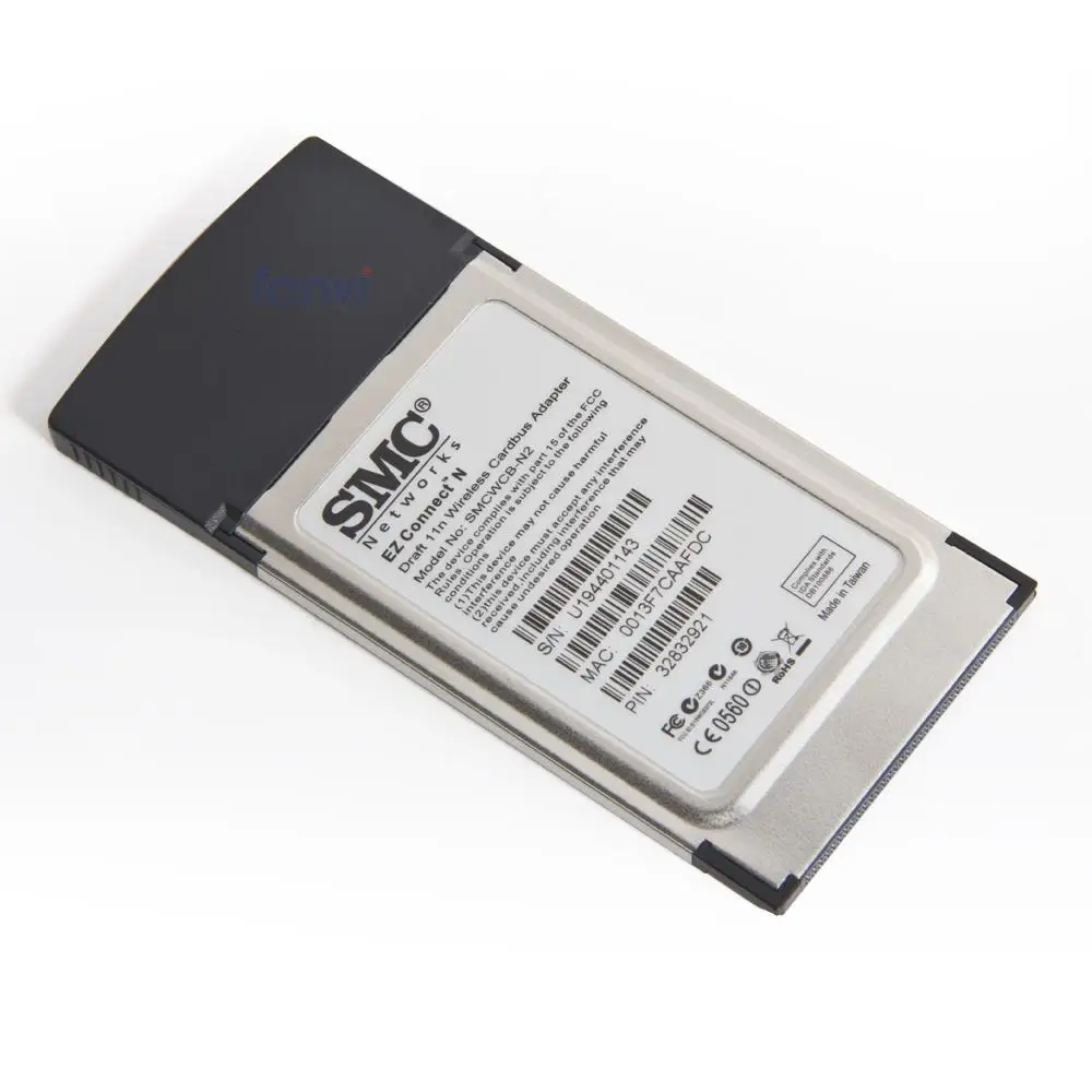 SMCWCB N2 EZ Connect N Pro PCMCIA 300 Mbps Wireless Cardbus Wi Fi Wlan Adapter 2.4 ГГц|wlan adapter|300mbps wirelesswifi adapter |
