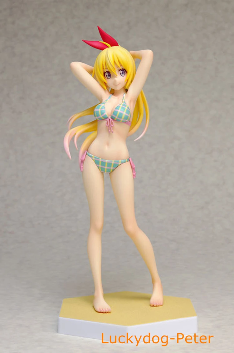 Nisekoi Kirisaki Chitoge фигурка Сексуальная Милая бикини девушка кукла ПВХ игрушечная acgn