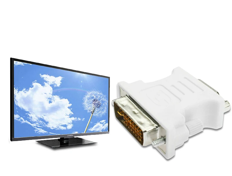 Mostotal DVI 24+ 5 к VGA адаптер 24 К позолоченный штекер для женщин DVI к VGA видео конвертер 1080P для HDTV проектор монитор