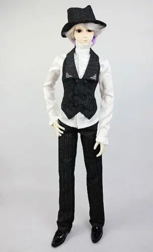 

[Wamami] 530 # черный полосатый костюм/наряд 1/4 MSD DZ DOD AOD BJD Dollfie