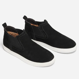 Зимние ботильоны из телячьей кожи Размер 36-48 бренд HECRAFTED 2018 теплая зимняя обувь # CX0783JM