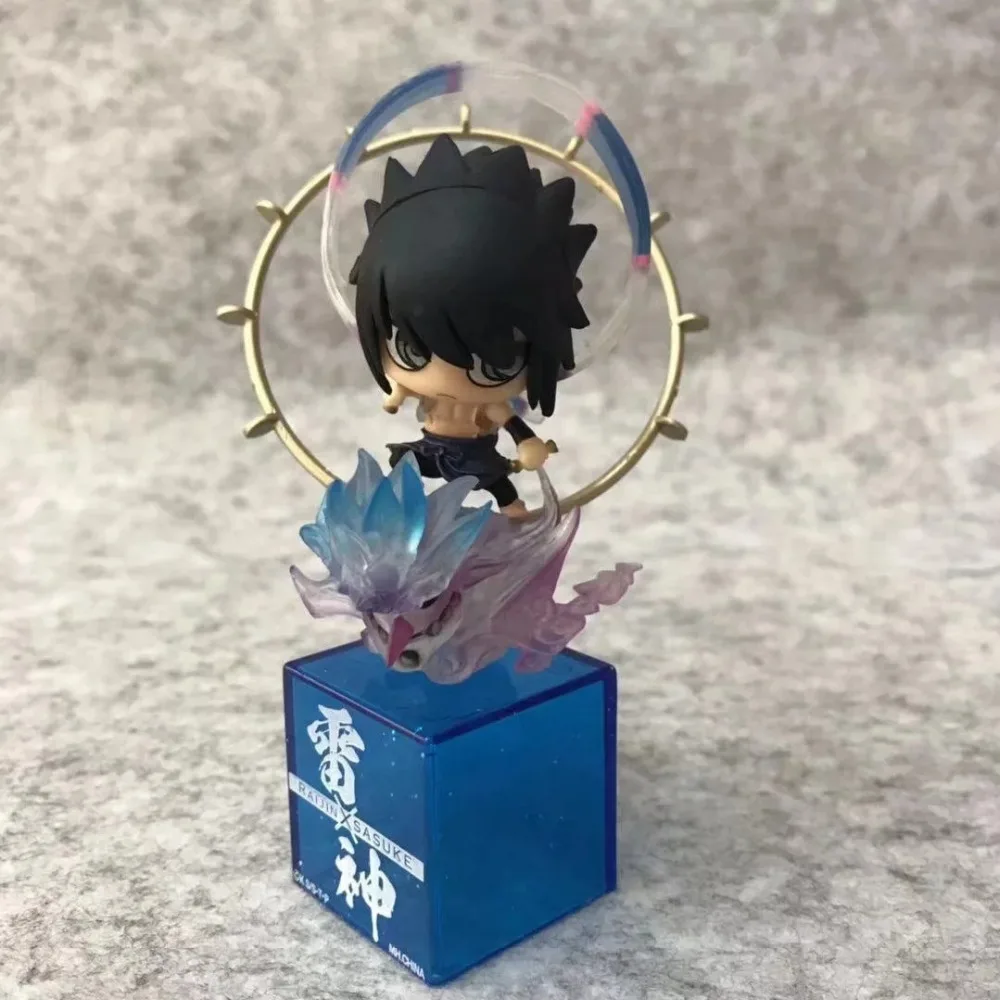 2 шт./компл. Uchiha сасуке Узумаки Наруто Cosplay Fujin Raijin Kishimoto Masashi фигурка из комиксов