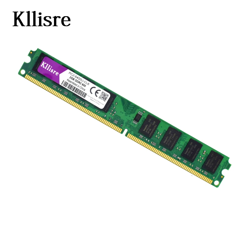 Kllisre DDR2 1 ГБ 2 ram 800 МГц 667 533 Non ECC 240 контактный Памяти Для Настольных Компьютеров|desktop