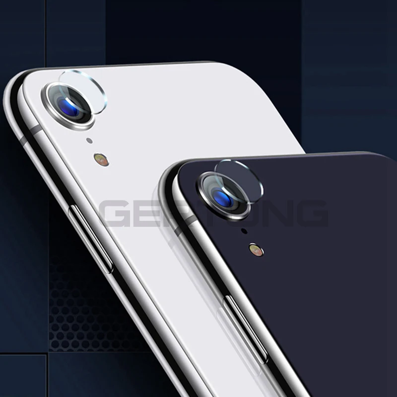 2 шт объектив камеры закаленное стекло для iphone Xs Max Xr X Защита экрана 6 6s 7 8 Plus ультра
