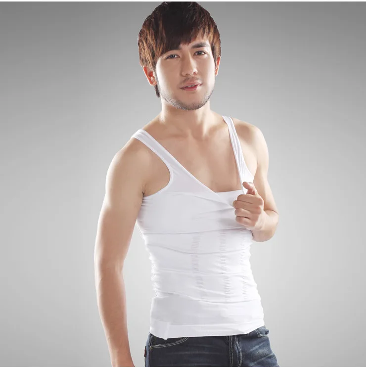 

Men Tight Breathable Mesh Body Shapers Compression Slimming Body Shapewear Vest Shirt Abdomen Tummy Belly Slim Undershirt